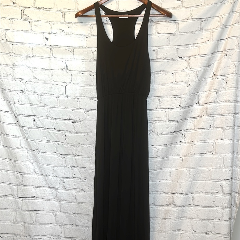 Tobi Black Racerback Sleeveless Maxi Dress Size Small Excellent Condition